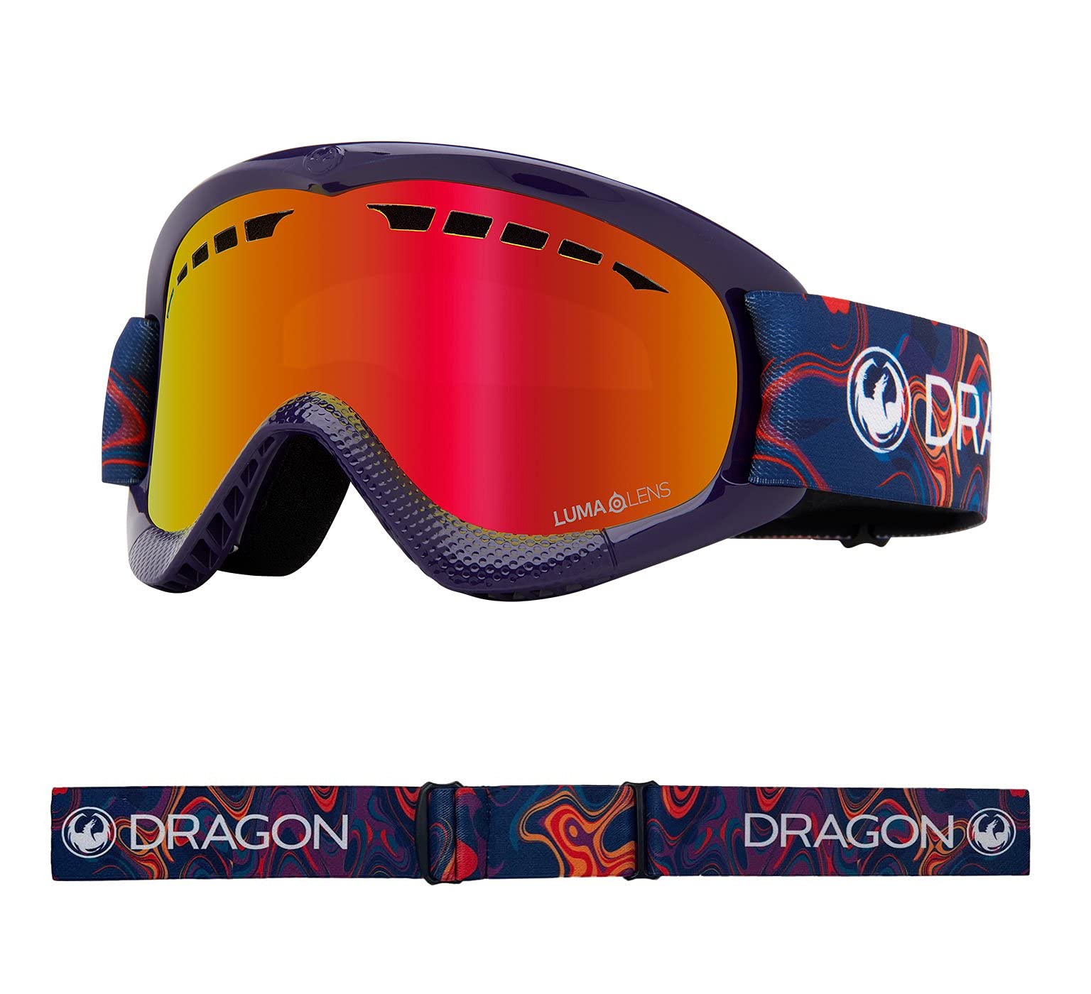 DRAGON SNOW GOGGLES | DR DXS BASE ION/60/SWIRL/LLREDION