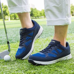 THESTRON Men Golf Shoes Spring Summer Breathable Spikeless Golf Training Sport Sneakers Big Size US 7-14 Golf Walking Shoes …