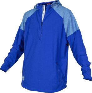 rawlings boys youth color sync long sleeve jacket, large, royal blue