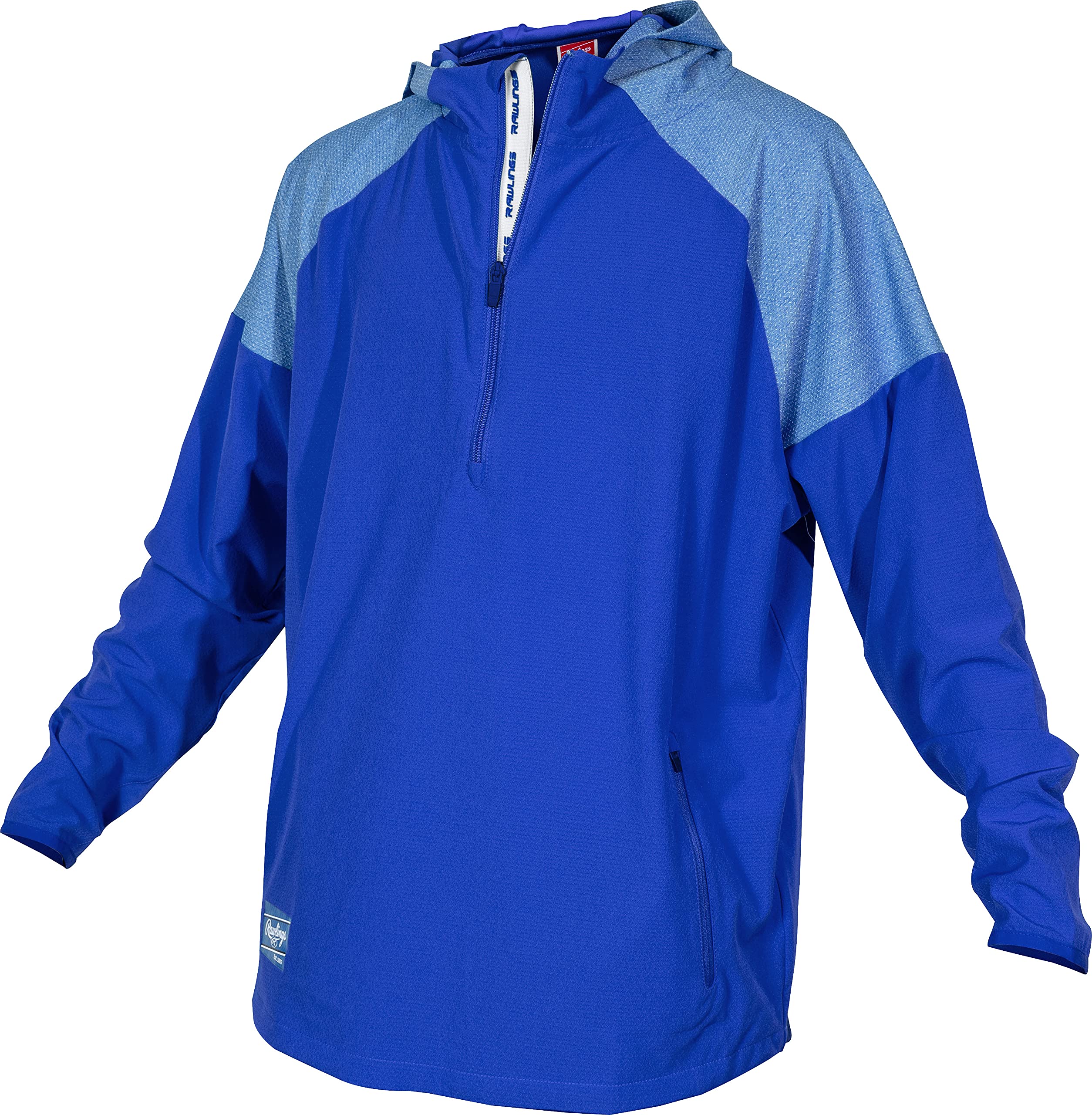 Rawlings Boys Youth Color Sync Long Sleeve Jacket, Large, Royal Blue