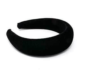 bellefixe padded headband (black velvet)