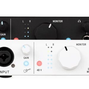 Arturia MiniFuse 1 - Compact USB Audio Interface with Creative Software for Recording, Production, Podcasting, Guitar - Black