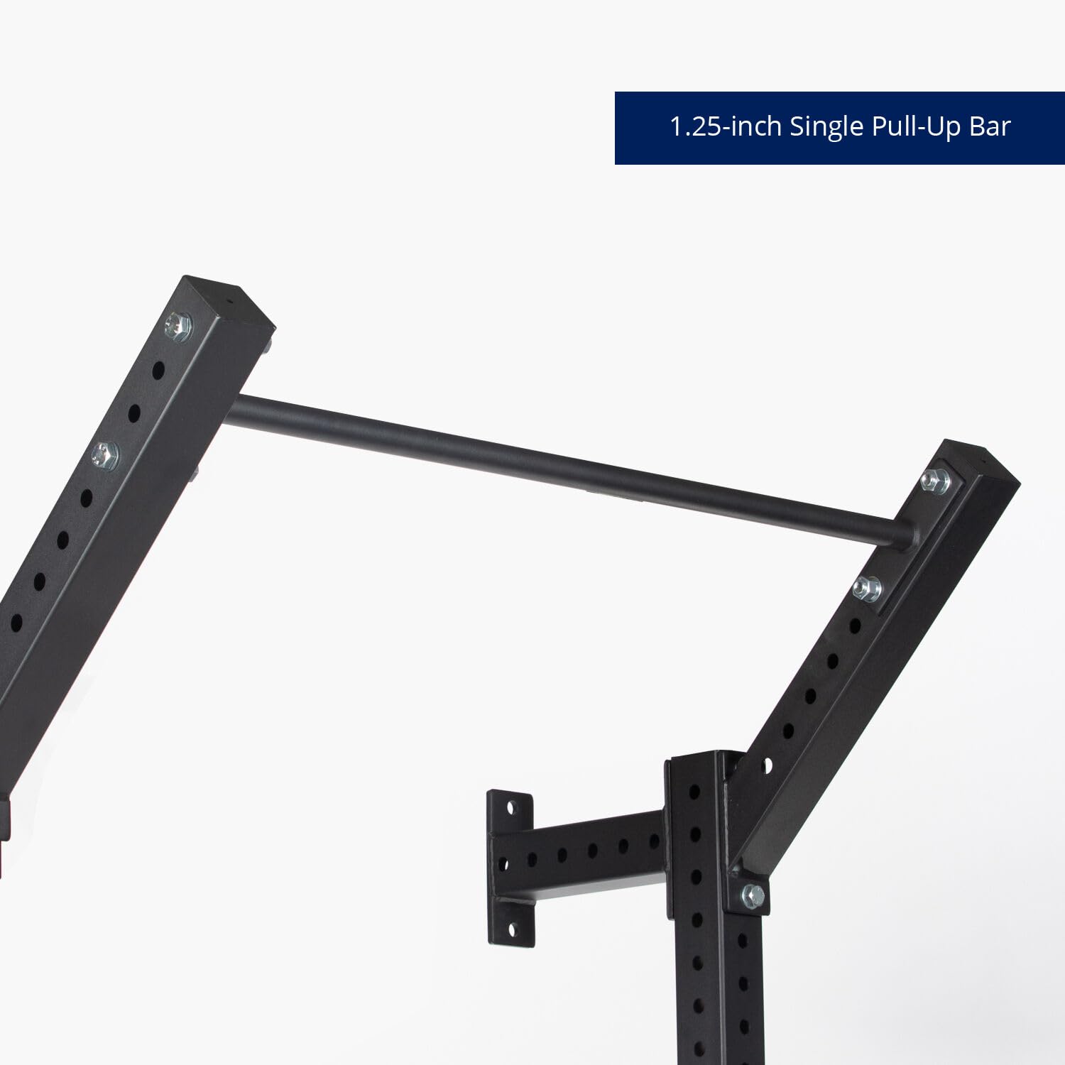 Titan Fitness X-3 Series Short Wall Mounted Space Saving Power Rack 18-in. D Side Bracings