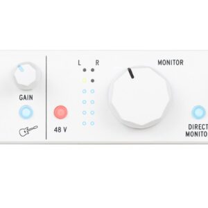 Arturia MiniFuse 1 - Compact USB Audio Interface with Creative Software for Recording, Production, Podcasting, Guitar - White