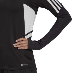 adidas Women's Condivo 22 Training Top, Black/White, Small