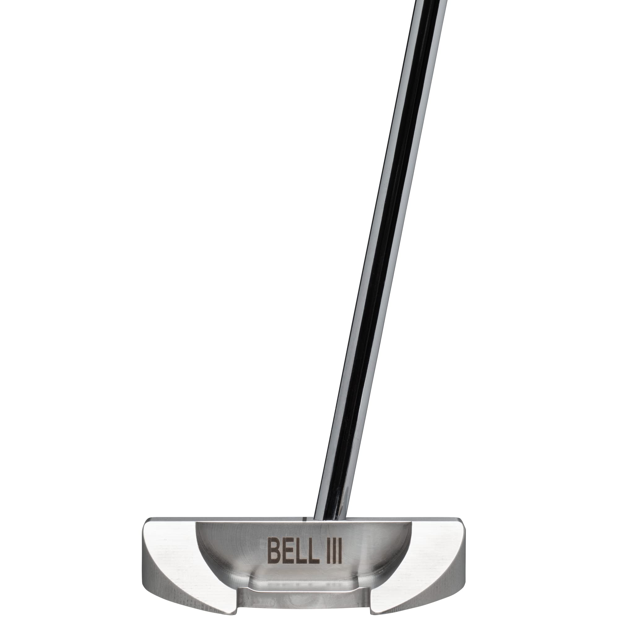 Bell III Upright Lie Half-Mallet 365 Golf Putter (79 Degree Lie) + Winn Dri-Tac Dark Gray Jumbo Grip (Right, 38)