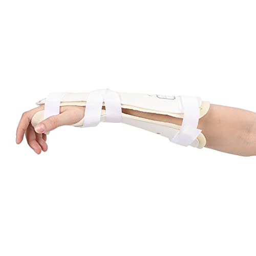 Wrist Support Splint, Pain Relief Hard Shell Wrist Brace for Sports Injuries for Women for Sprain for Joint Instability for Men for Carpal Tunnel(Right Hand, L)