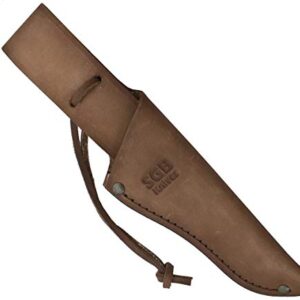 Puma SGB Buffalo Hunter Olive Wood Hunting Knife with Leather Sheath