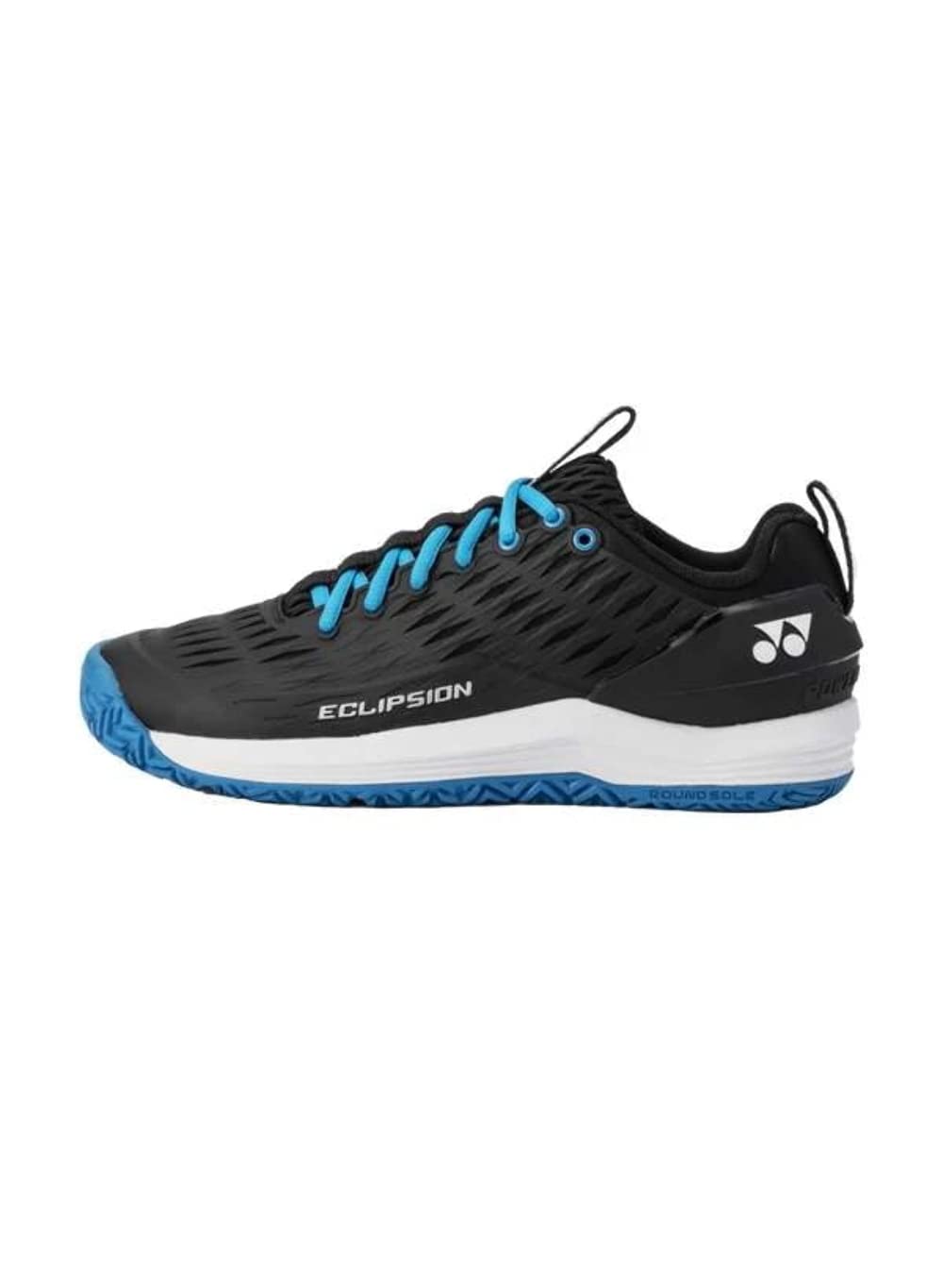 YONEX Men's Power Cushion Eclipsion 3 Tennis Shoes, Black/Blue (US Size 11.5)