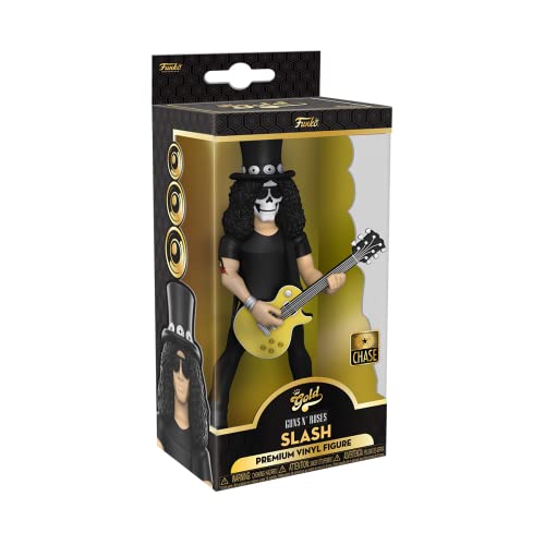 Funko Gold Vinyl: Guns N' Roses - Slash, 5 Inch Premium Vinyl Figure with Chase (Styles May Vary)