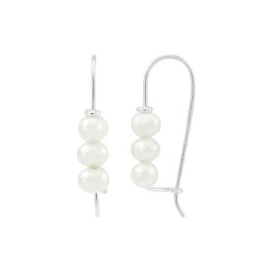 Silpada 'Dots of Joy' Freshwater Cultured Pearl Drop Earrings in Sterling Silver