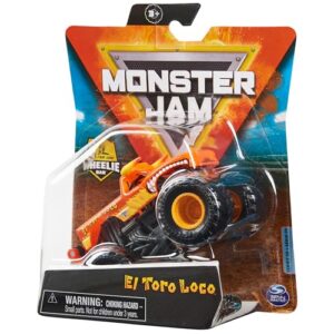 Monster Jam, Official El Toro Loco Monster Truck, Die-Cast Vehicle, Shear Madness Series, 1:64 Scale