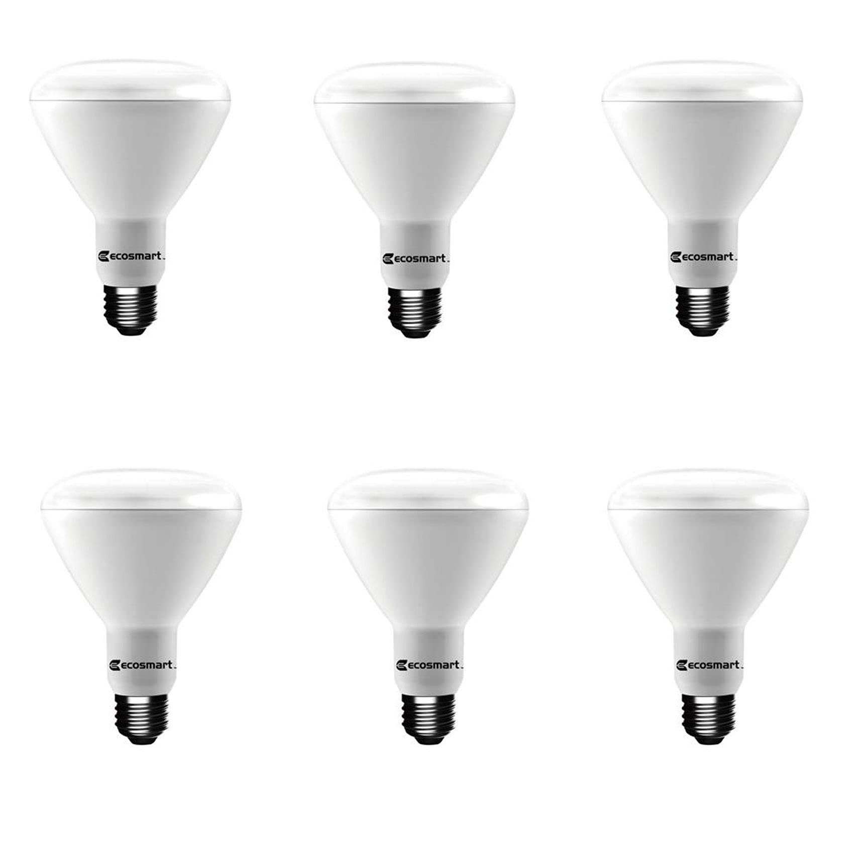 Hampton Bay Lighting 65-Watt Equivalent Br30 Dimmable Energy Star LED Light Bulb Soft White 6-Pack, 02403