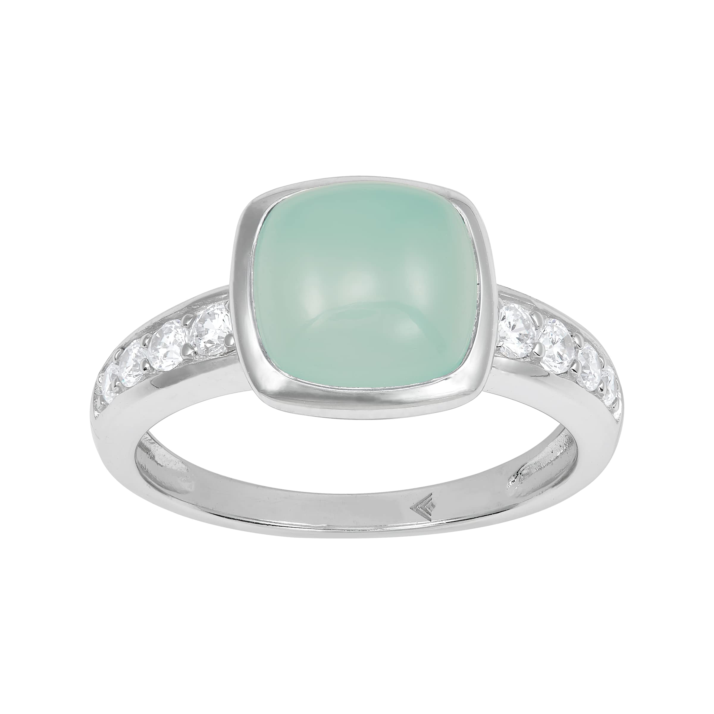 Silpada 'Double Take' Chalcedony Ring in Sterling Silver, Size 9, Size 9