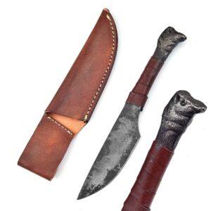 armory replicas boar connection hand forged full tang collectible hunting knife