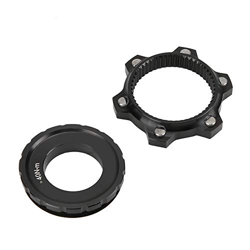 Bicycle Center Lock, Bike Hub Center Lock, DIY Bike, Easy to Install, Center Lock Adapter, 6-Bolt Disc Brake Rotor Adapter, for Bike Accessory Mountain Bike