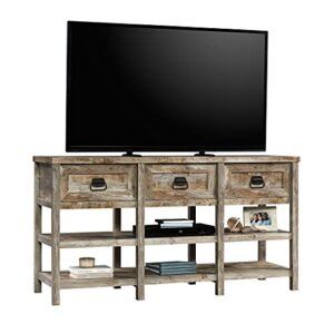 Sauder Granite Trace Credenza, for TVs up to 60", Rustic Cedar Finish