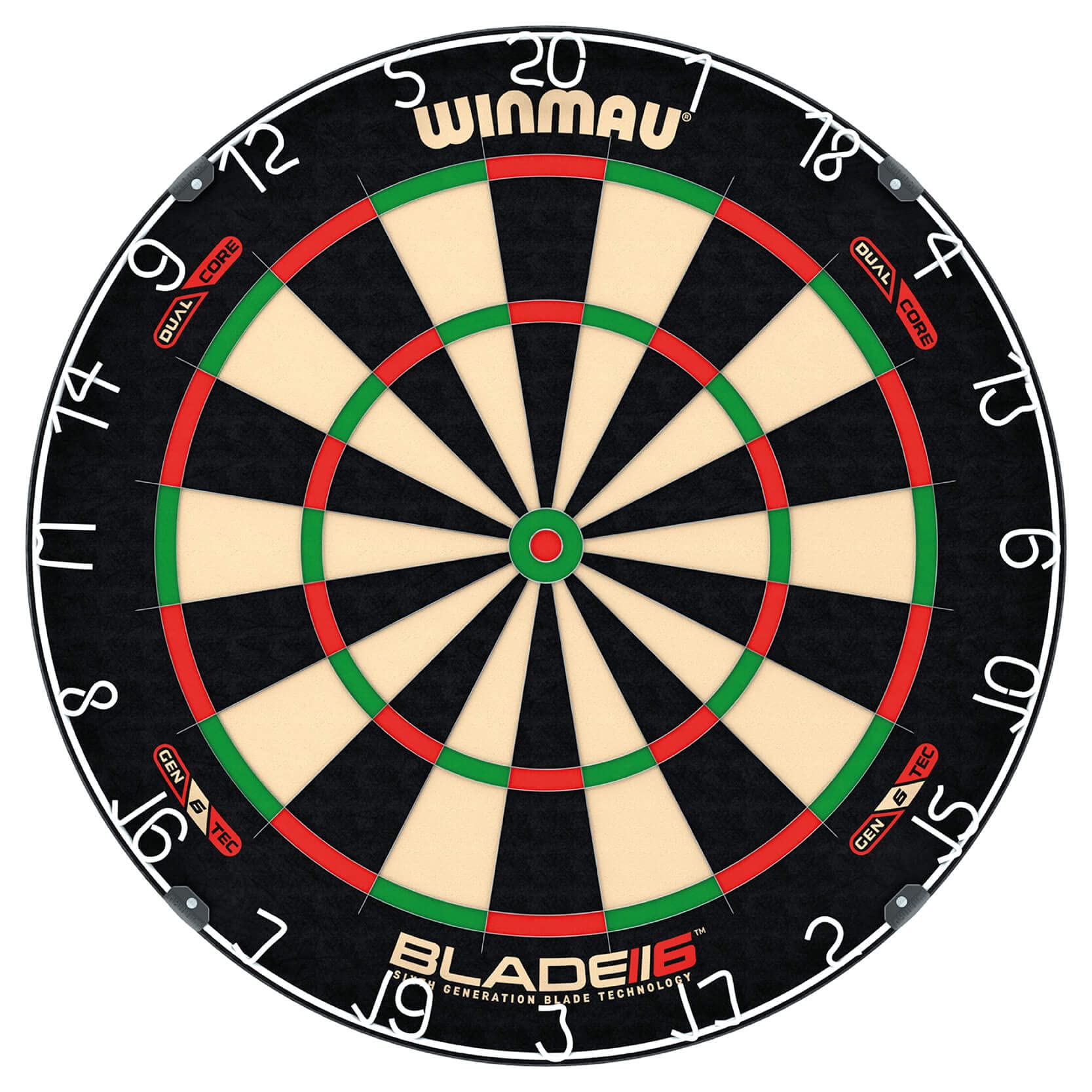 WINMAU Blade 6 Dual Core Professional Bristle Dartboard