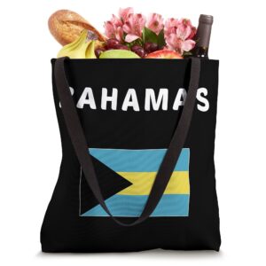 Bahamas T-shirt Bahamians Tee Flag souvenir Gift Nassau Tote Bag