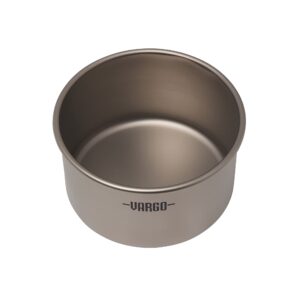 Vargo Titanium BOT Series | BOT BOWL – Add a 400ml Capacity Bowl to your BOT – Ultralight 1.6oz (45g) Backpacking Bowl Nests into Your BOT or BOT HD