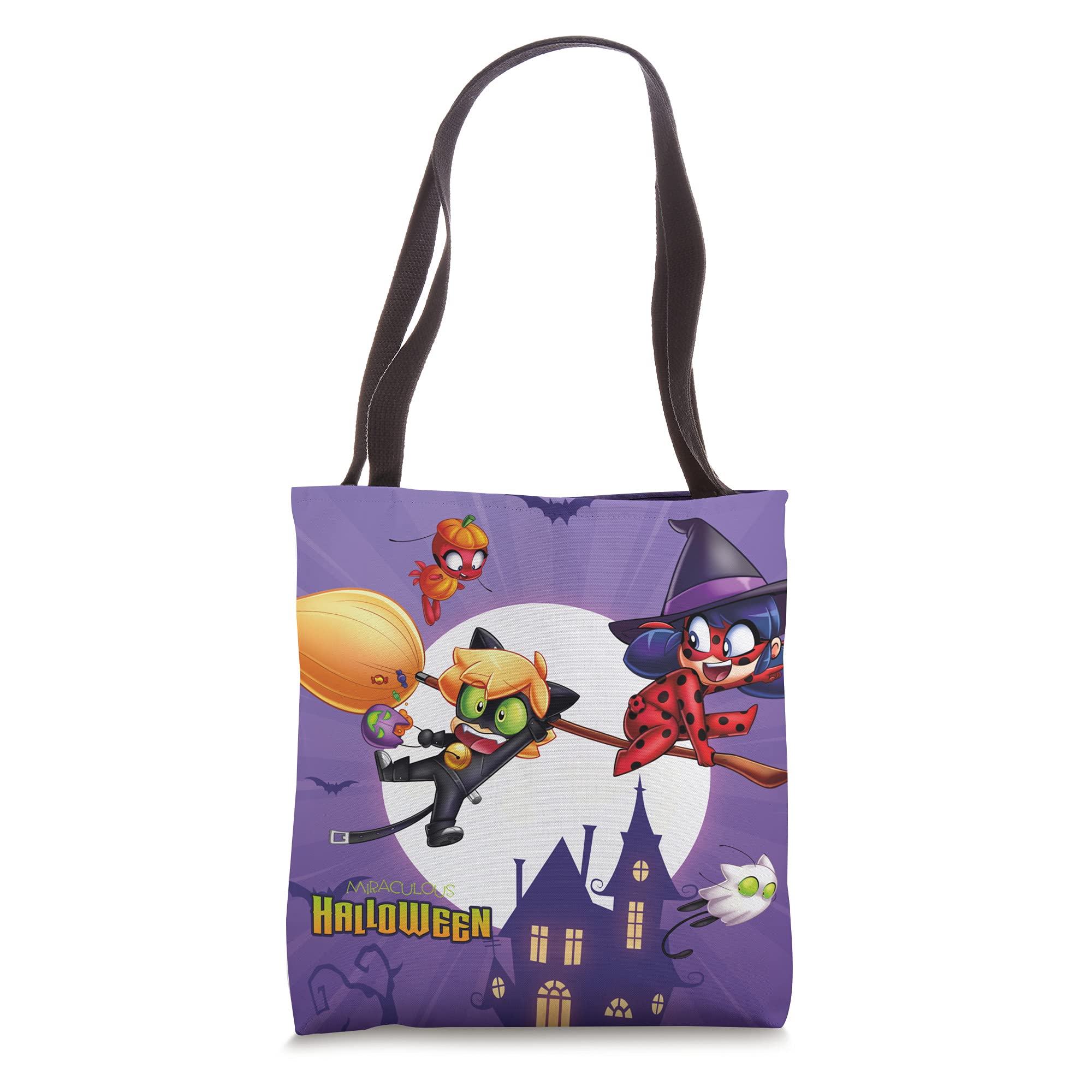 Miraculous Ladybug Halloween Haunted Mansion Tote Bag