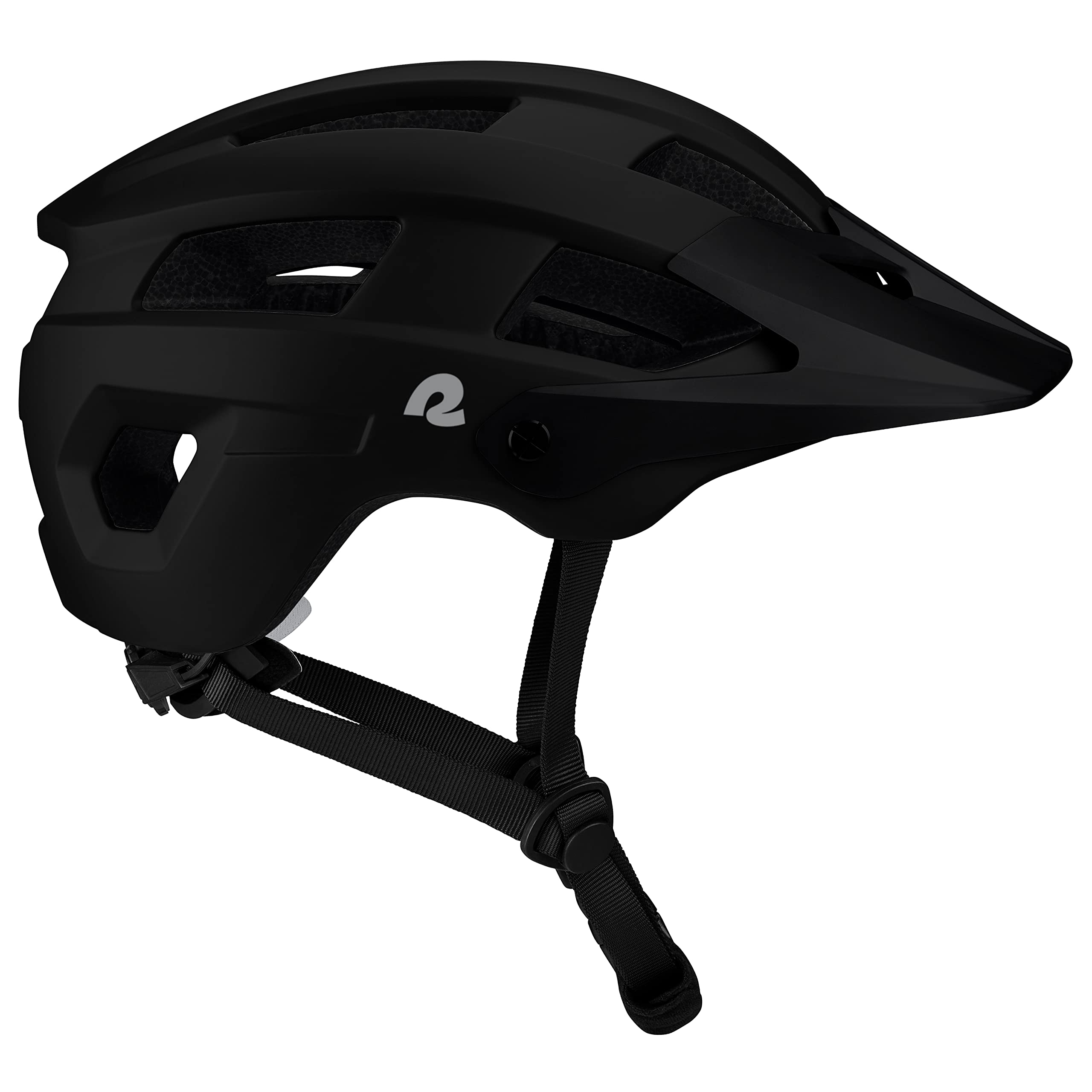 Retrospec Rowan Mountain Bike Helmet for Adults - Dirt Cycling Bicycle Helmets for Men & Women – Adjustable Size, Lightweight & Breathable - Matte Black