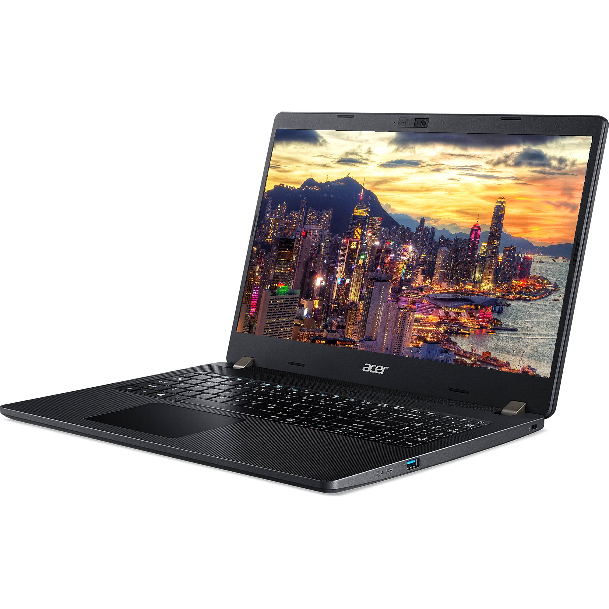 Acer TravelMate P2 P215-53 TMP215-53-53N6 15.6" Notebook Bundle with Intel i5-1135G7 2.4 GHz CPU, 8GB DDR4, 256GB SSD, Iris Xe Graphics, Webcam, Stereo Speakers, Microphone, Windows 10 Pro, Laptop Bag