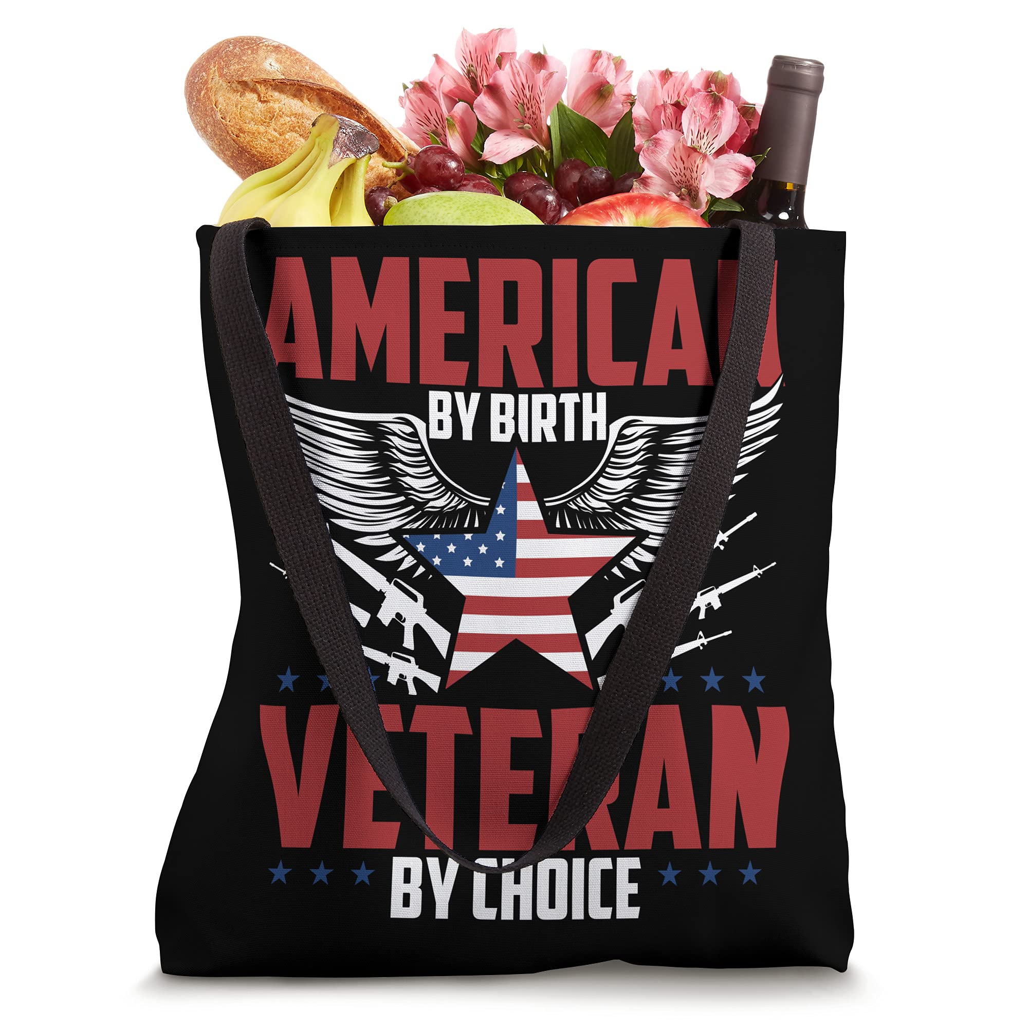 American by birth veteran by choice Tote Bag