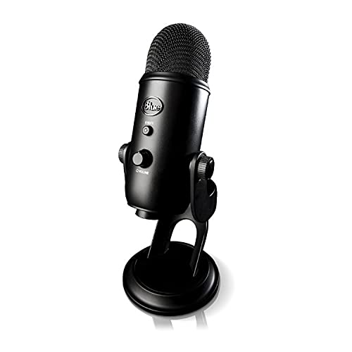 Blue Microphone Yeti USB Microphone (Blackout) Bundle with C920S HD Pro Webcam (2 Items)