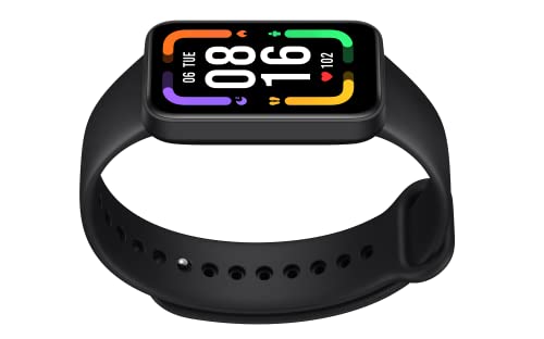 Xiaomi Redmi Smart Band Pro, 1.47" Full AMOLED Display, 110+ Fitness Modes, Up to 14 Days Battery Life, Heart Rate Tracking, 5 ATM Water Resistance, Sleep Quality Tracking, SPO₂ Monitoring, Black