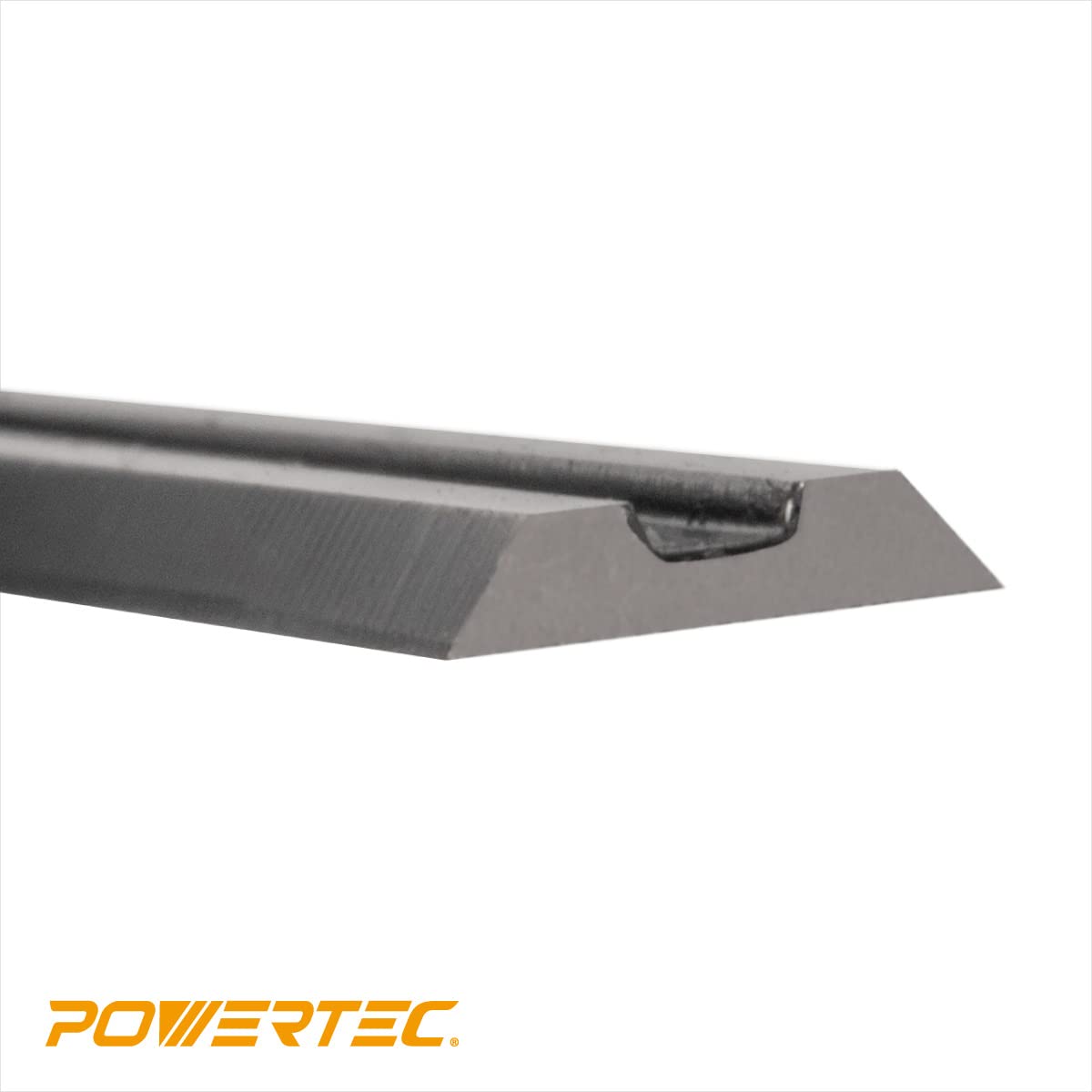 POWERTEC 12840 3-1/4" HSS Hand Held Planer Blades Replacement for Bosch, Black&Decker, Craftsman, DeWalt, Hitachi, Ryobi, Makita, Porter Cable, Skil, Stanley, Wen - Set of 2