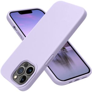 OTOFLY Designed for iPhone 13 Pro Max Case, Silicone Shockproof Slim Thin Phone Case for iPhone 13 Pro Max 6.7 inch (Cloud Mauve)