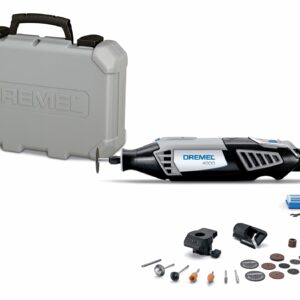 Dremel 4000-2/30 High Performance Rotary Tool Kit- 2 Attachments & 30 Accessories- Grinder, Sander, Engraver with BOSCH 24 Piece Impact Tough Screwdriving Custom Case System Set SDMS24