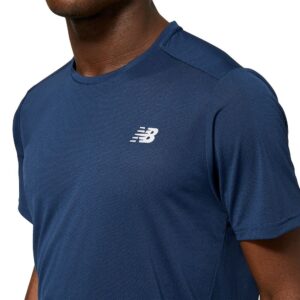 New Balance Men's Accelerate Short Sleeve 22, Natural Indigo, Medium