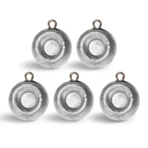 croch disc sinkers fishing weights for saltwater 1oz 2oz 3oz 4oz