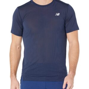 New Balance Men's Accelerate Short Sleeve 22, Natural Indigo, Medium