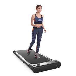 Gallelife Walking Pad, Under Desk Treadmill, 2 in 1 Walkstation Walking Pad Treadmill Portable Desk Treadmill Installation Free with Remote Control Walking and Jogging Machine for Home/Office