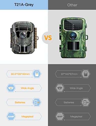 VOOPEAK 2 Pack Trail Camera - Game Camera 36MP 2K Motion Activated Trail Cam Scouting Hunting Cam Wildlife with 2.0 LCD Screen 120° Wide Angle Lens Night Vision Waterproof IP66