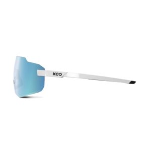 KOO Supernova Sunglasses I 100% UV Protection, Multi-Sport, Running & Cycling Performance Sunglasses - White Torquoise