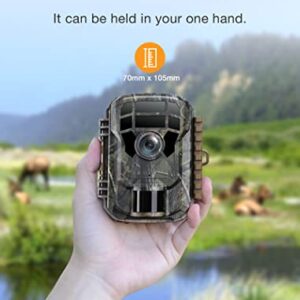 VOOPEAK 2 Pack Trail Camera - Game Camera 36MP 2K Motion Activated Trail Cam Scouting Hunting Cam Wildlife with 2.0 LCD Screen 120° Wide Angle Lens Night Vision Waterproof IP66