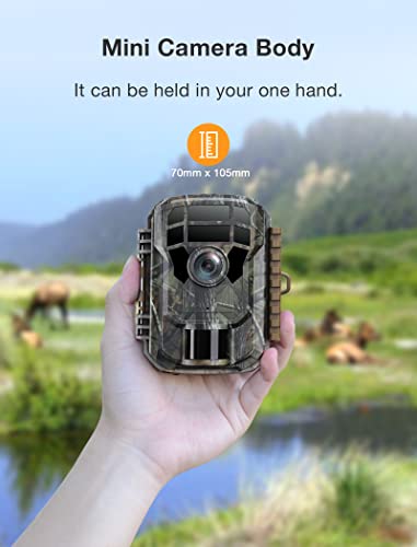 VOOPEAK 2 Pack Trail Camera - Game Camera 36MP 2K Motion Activated Trail Cam Scouting Hunting Cam Wildlife with 2.0 LCD Screen 120° Wide Angle Lens Night Vision Waterproof IP66