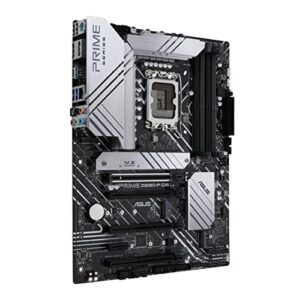 asus prime z690-p d4 lga 1700 (intel 12th gen) atx motherboard (pcie 5.0,ddr4,14+1 power stages, 3x m.2,2.5gb lan,v-m.2 e-key,front panel usb 3.2 gen 1 usb type-c,thunderbolt 4 support, arua sync)