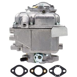 NENKUTEN Carburetor D5TZ9510AG for Carter YF Type for Ford 240 250 300 YF C1YF 6 Cylinder CIL Engine 1975-1982 Automatic Choke With Gaskets, Replaces D5TZ9510AG D4PZ9510AC RSC-300A 6307S 6054 6055