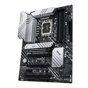 ASUS Prime Z690-P D4 LGA 1700 (Intel 12th Gen) ATX Motherboard (PCIe 5.0,DDR4,14+1 Power Stages, 3X M.2,2.5Gb LAN,V-M.2 e-Key,Front Panel USB 3.2 Gen 1 USB Type-C,Thunderbolt 4 Support, Arua Sync)