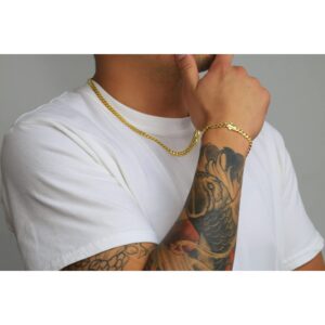 Nuragold 10k Yellow Gold 6mm Royal Monaco Miami Cuban Link Chain Bracelet, Mens Womens Fancy Box Clasp 6" 6.5" 7" 7.5" 8" 8.5" 9"