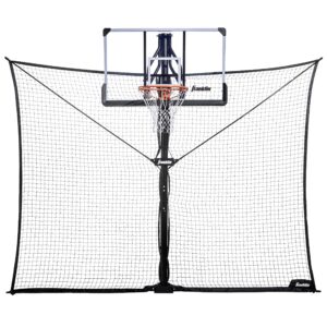 Franklin Sports Defender Net Pro – 10ft. x 8ft. Rebounder – Easily Fold and Quick Install – Defensive Net System, Black