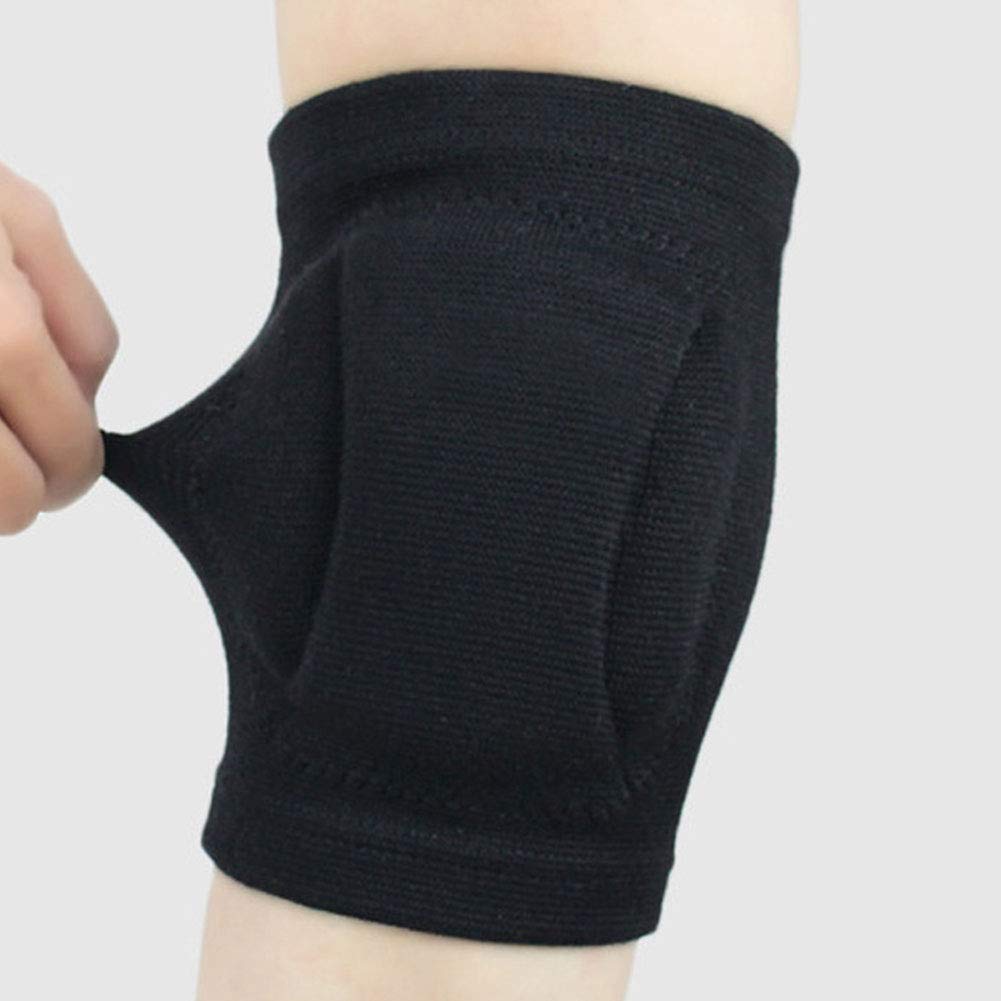 Sport Knee Brace Compression Sleeve with Silicone Gel Pads for Sports Side Stabilizers Professional(size:S-M)