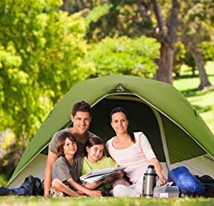 2-3 Person Camping Dome Tent, Easy Setup Tent for Family Waterproof Backpacking Hiking Outdoor.(Green)