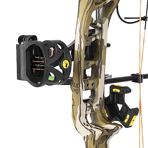 Bear Archery Legit Ready to Hunt Compound Bow Package for Adults & Youth, Right Hand, Mossy Oak Bottomland