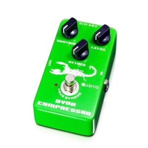 JOYO JF-18R Power Tuner and JF-10 Dynamic Compressor for Electric Guitar Effect Most Frequently Combination Budget Pedals in Bundle